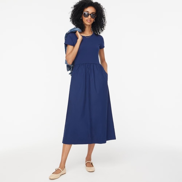 J. Crew Factory Dresses & Skirts - J.Crew Short-sleeve Knit Mixy Dress